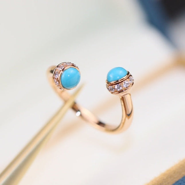 POSSEISION TURQUOISE DIAMOND RING