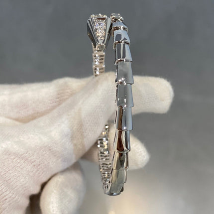 SERPENTI BRACELET DIAMONDS SILVER