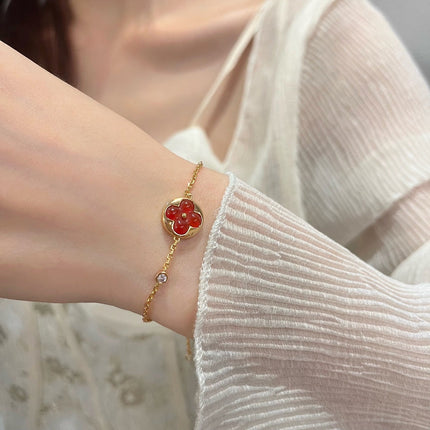 SUN PEDANT CARNELIAN BRACELET