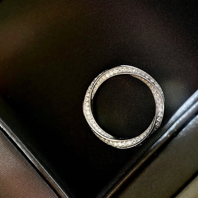 SPIRAL DIAMOND RING