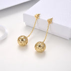 High-Quality Silver Alloy - 14K Gold Plated