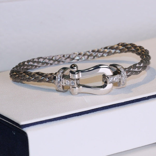 FORCE 10 SILVER DIAMOND BRACELET