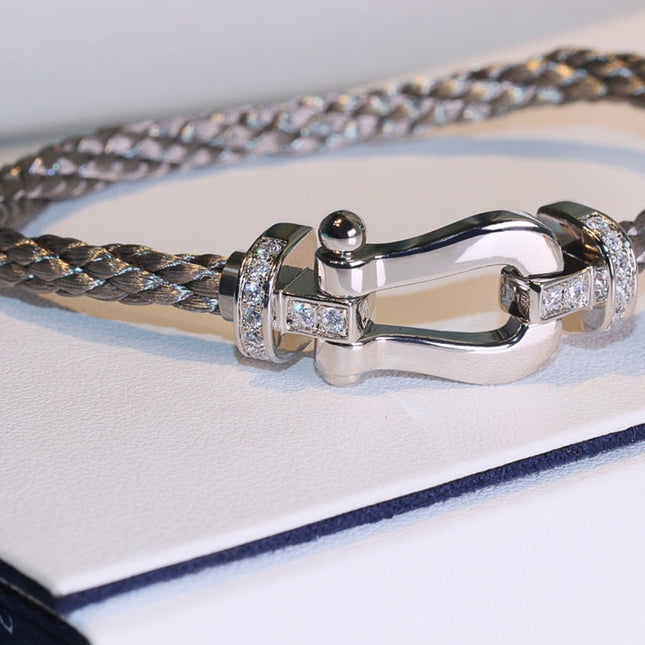 FORCE 10 SILVER DIAMOND BRACELET