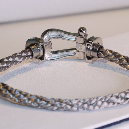 FORCE 10 SILVER DIAMOND BRACELET