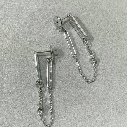 CHAINE CHAOS DIAMOND DROP EARRINGS