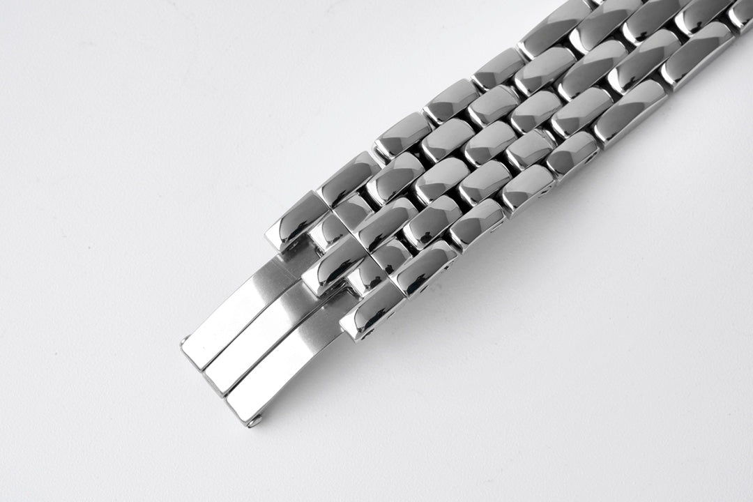 PANTHERE 27MM SILVER CASE DIAMOND BEZEL WHITE DIAL