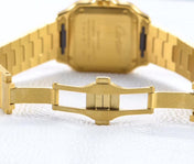 SANTOS LADY 35.1MM AUTOMATIC GOLD DIAMOND BEZEL