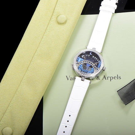 LADY ARPELS LOVER BRIDGE WHITE CROCODILE