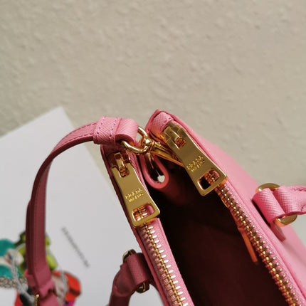 MEDIUM GALLERIA 28 PINK SAFFIANO LEATHER