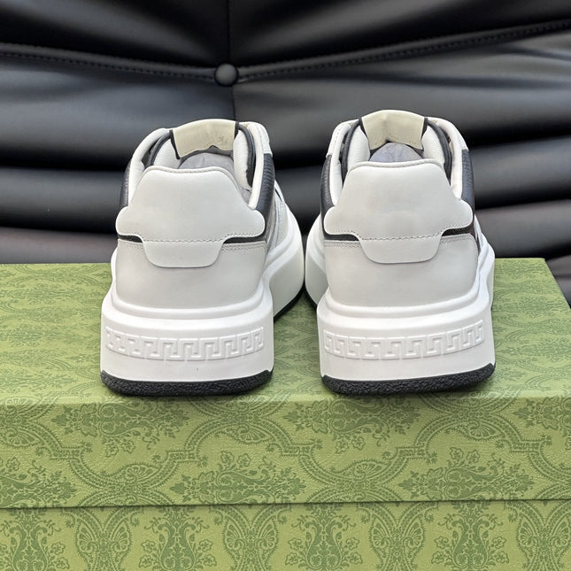 GG SNEAKERS WHITE BLACK LEATHER