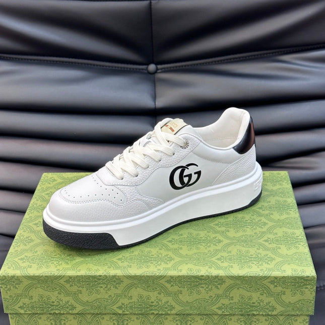 GG SNEAKERS WHITE LEATHER