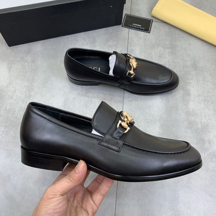 GG LOAFER FOR MEN IN MATTE BLACK