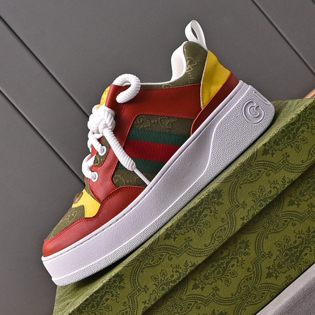 GG SNEAKERS SCREENER COLORFUL LEATHER