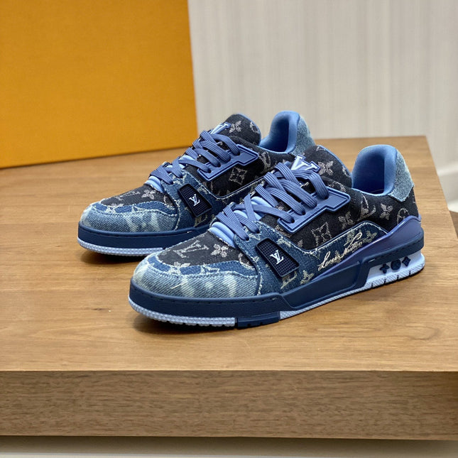 LV TRAINER  DENIM SNEAKER