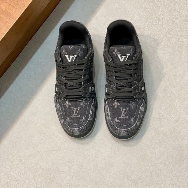 LV TRAINER SNEAKER MONOGRAM BLACK