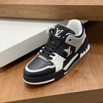 LV TRAINER  BLACK GREY SNEAKER