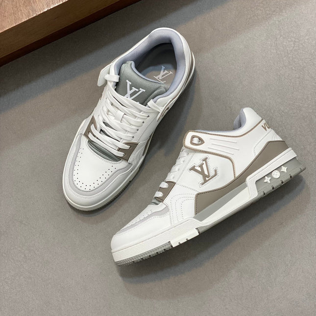 LV TRAINER  GREY WHITE SNEAKER