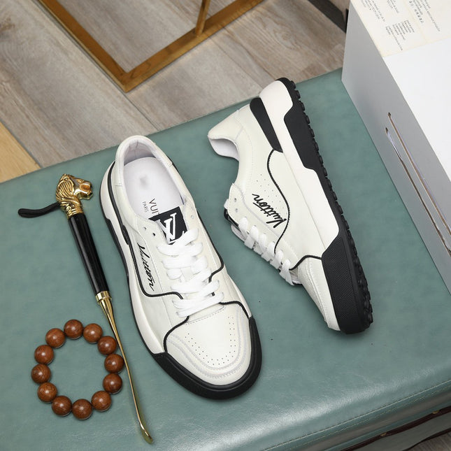 LV TRAINER JEAN SNAEKER WHITE