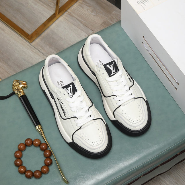 LV TRAINER JEAN SNAEKER WHITE