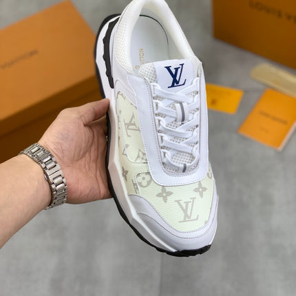 LV MONOGRAM SNEAKER WHITE BEIGE