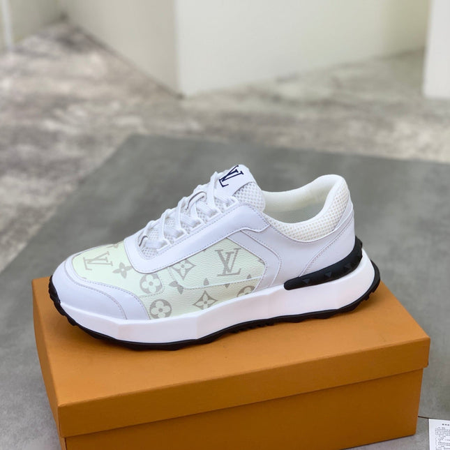 LV MONOGRAM SNEAKER WHITE BEIGE