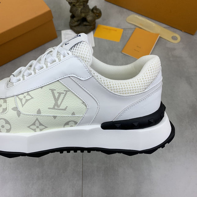 LV MONOGRAM SNEAKER WHITE BEIGE