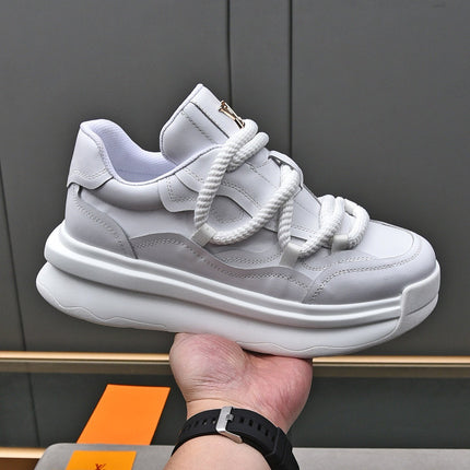 LV SNEAKERS WHITE LACE-UP