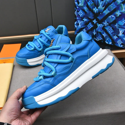 LV SNEAKERS BLUE LACE-UP