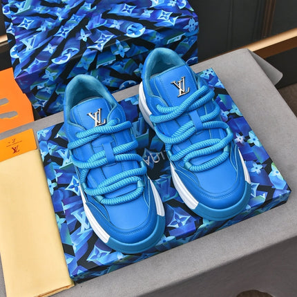 LV SNEAKERS BLUE LACE-UP