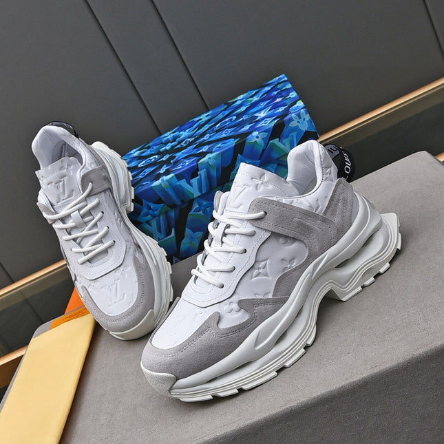 LV RUN SNEAKER WHITE GREY