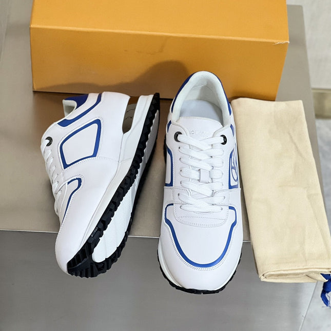 LV RUN AWAY WHITE BLUE SNEAKER