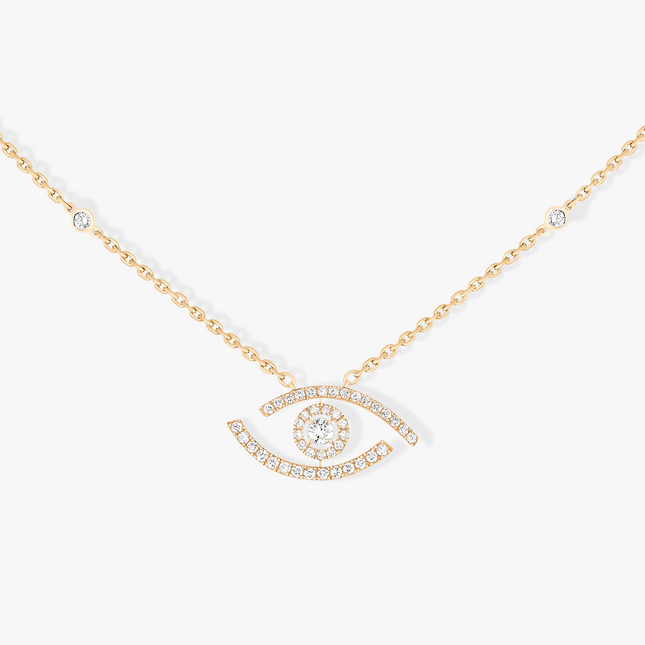 LUCKY EYE PAVED NECKLACE DIAMOND