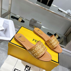 FF Women Raffia Sandal Tan