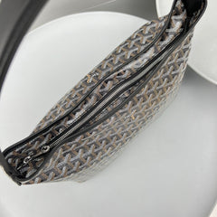 HOBO BOHÈME 34 IN BLACK GOYARDINE CANVAS AND CALFSKIN