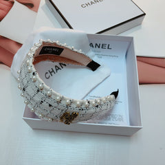 WHITE TWEED HAIRBAND 875864