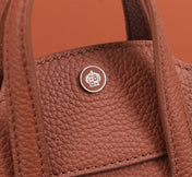 NANO SMILE BAG 18 IN UMBER BROWN CALFSKIN
