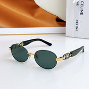 TRIOMPHE SUNGLASSES CL40253 IN METAL GRADIENT SMOKE LENSES