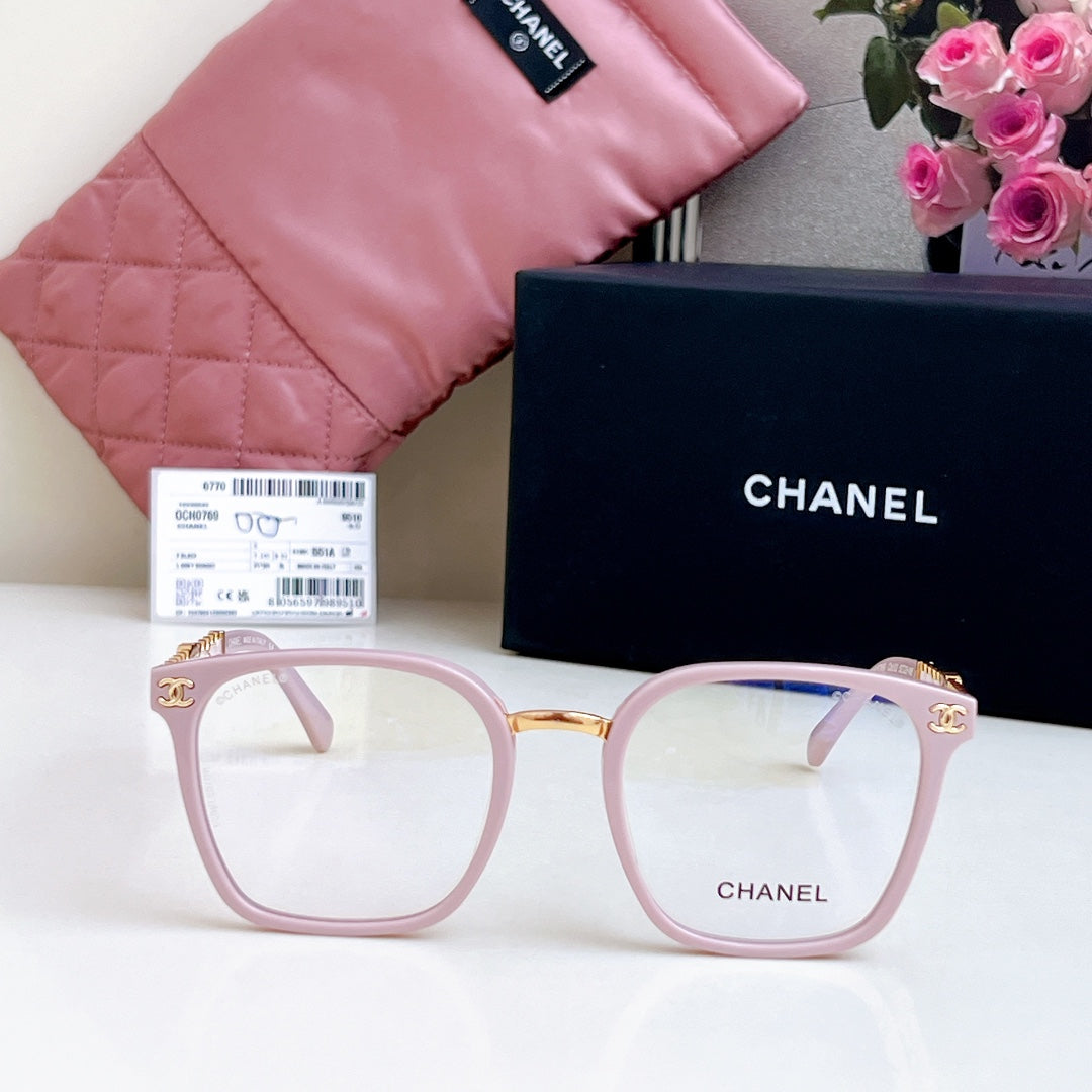 SQUARE SUNGLASSES CH 0769 IN ACETATE CHAIN METAL