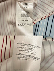 GUCC SHIRT JACKET AND SHORTS SET 25S IN ACETATE 266681