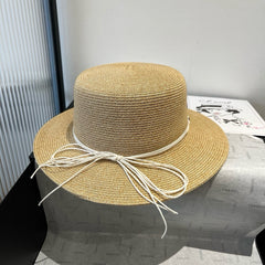 BEAD DECOR STRAW HAT MODEL 650345 IN NATURAL WOVEN STRAW