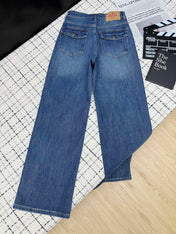 PRADA 26S TWO-POCKET STRAIGHT-LEG JEANS 587