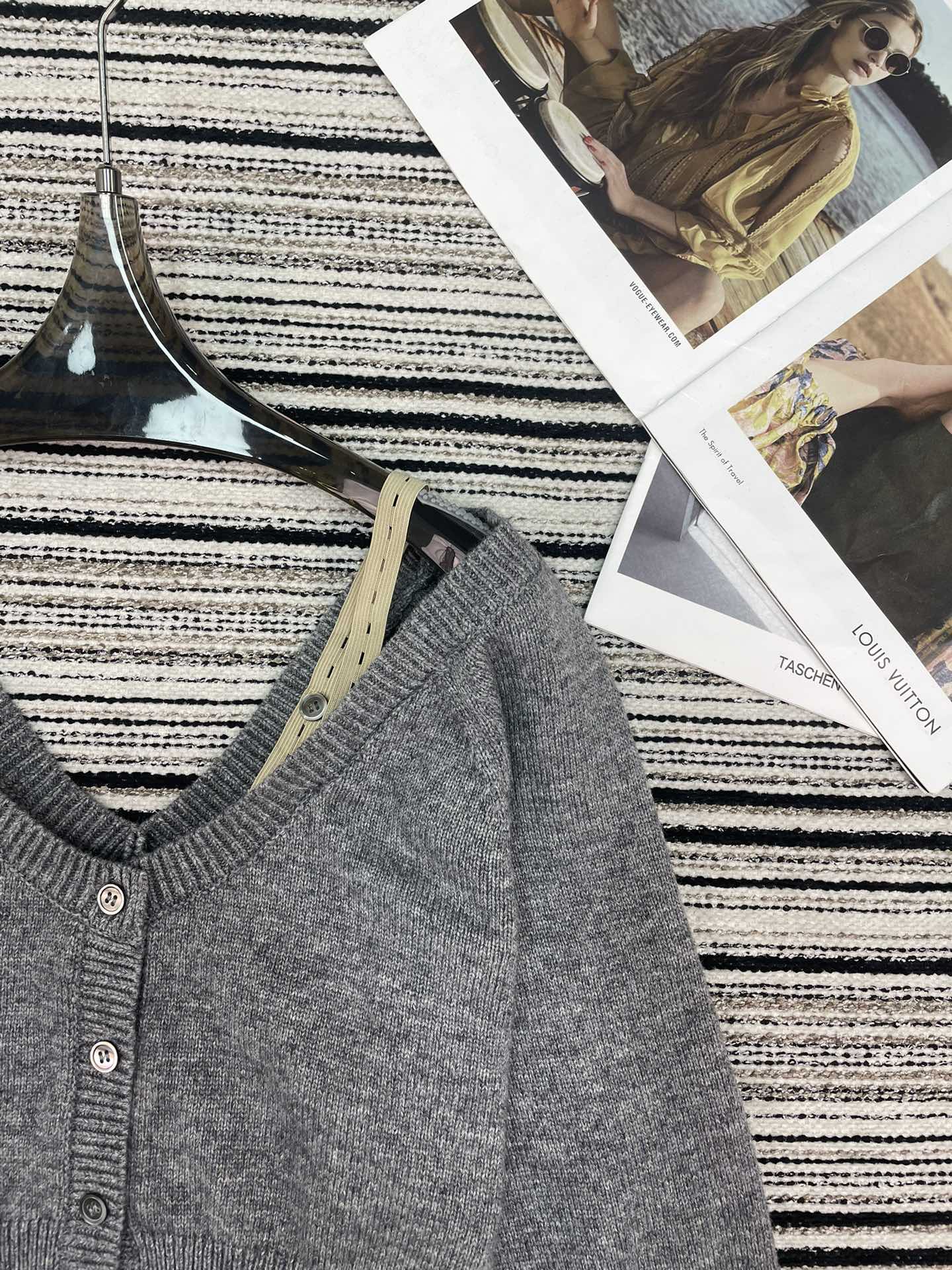 MIUMIU 26S KNIT SHORT SLEEVED T-SHIRT 943