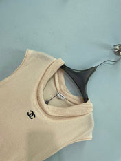 CHANEL 26S SLEEVELESS KNIT TOP 1402
