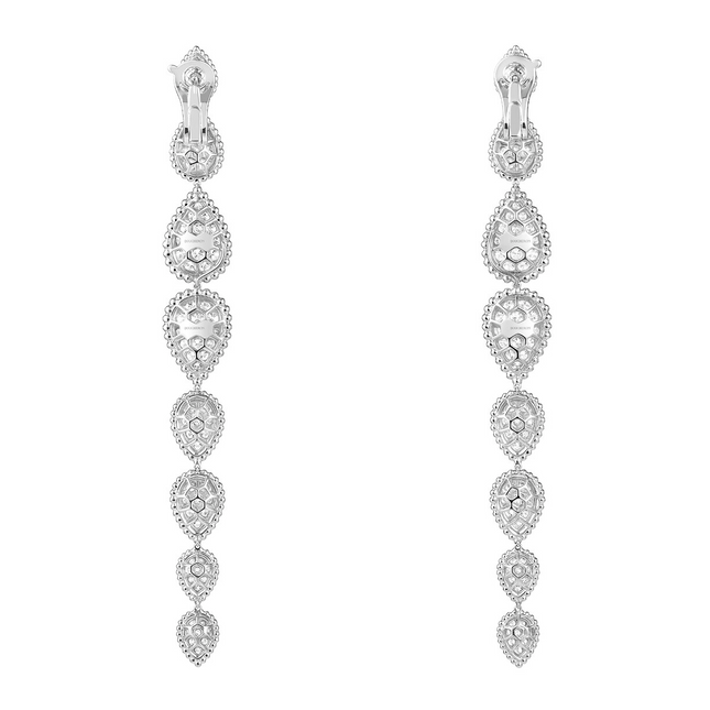 SERPENT BOHEME 8 MOTIFS DIAMONDS STUD EARRINGS