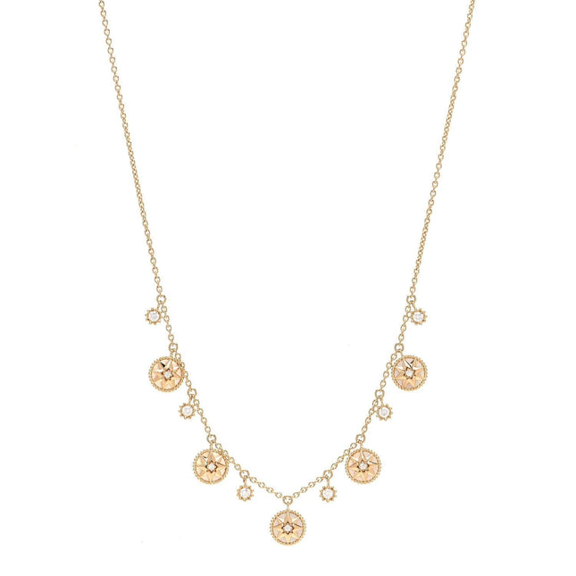 ROSE VENTS 5 MOTIF NECKLACE