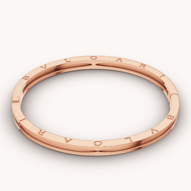 ZERO 1 SPIRAL PINK GOLD BRACELET