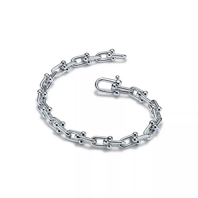 HARDWEAR SMALL LINK 26 MOTIF SILVER BRACELET