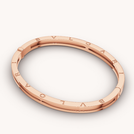 ZERO 1 SPIRAL PINK GOLD BRACELET