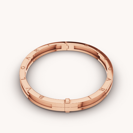 ZERO 1 SPIRAL PINK GOLD BRACELET