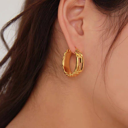 BAGUETTE SMALL EARRINGS GOLD